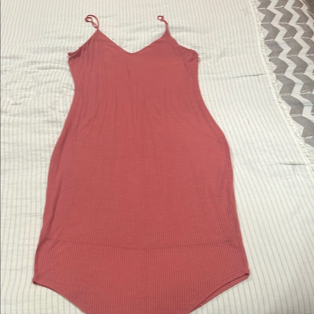 Express Pink Asymmetrical dress